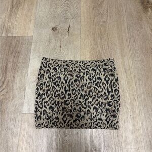 Leopard Print tube top